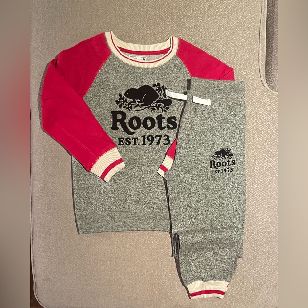 ROOTS BOYS 2 PIECE CABIN ATHLEISURE SET